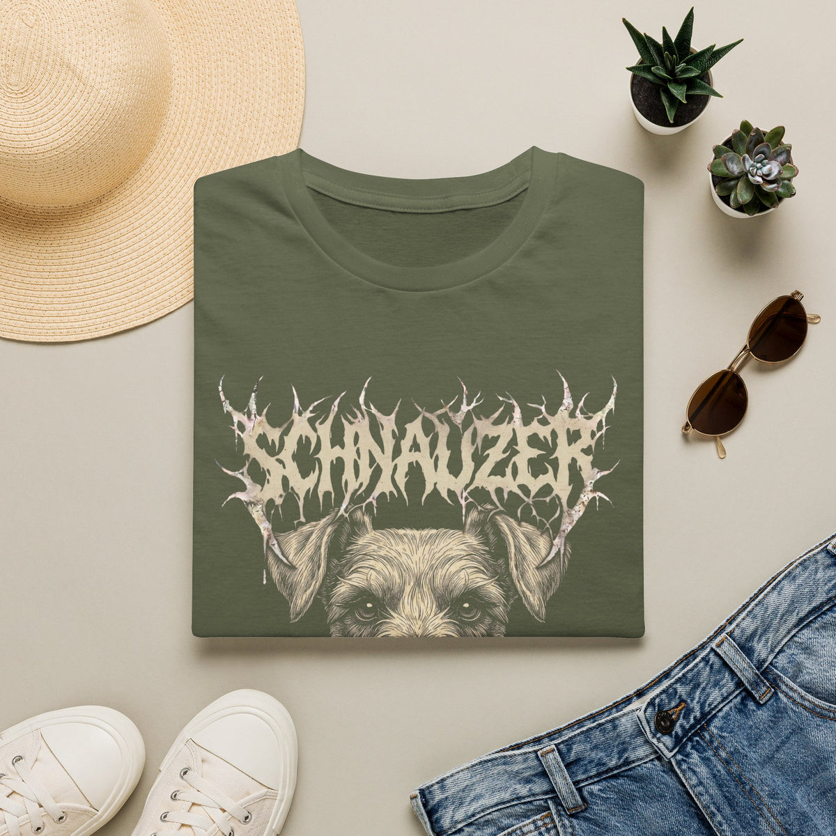 DEATH METAL SCHNAUZER DARK TSHIRT
