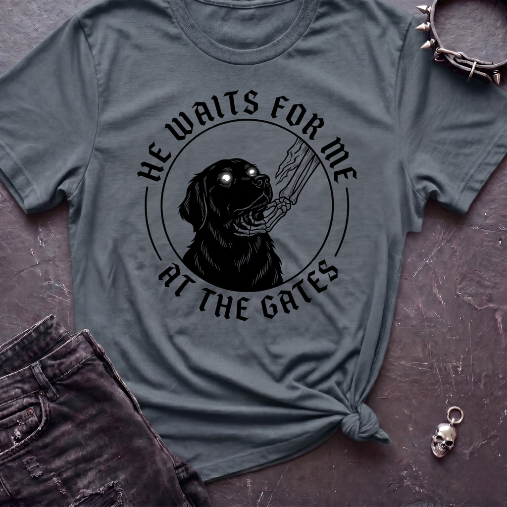 He Waits For Me At The Gates Tshirt