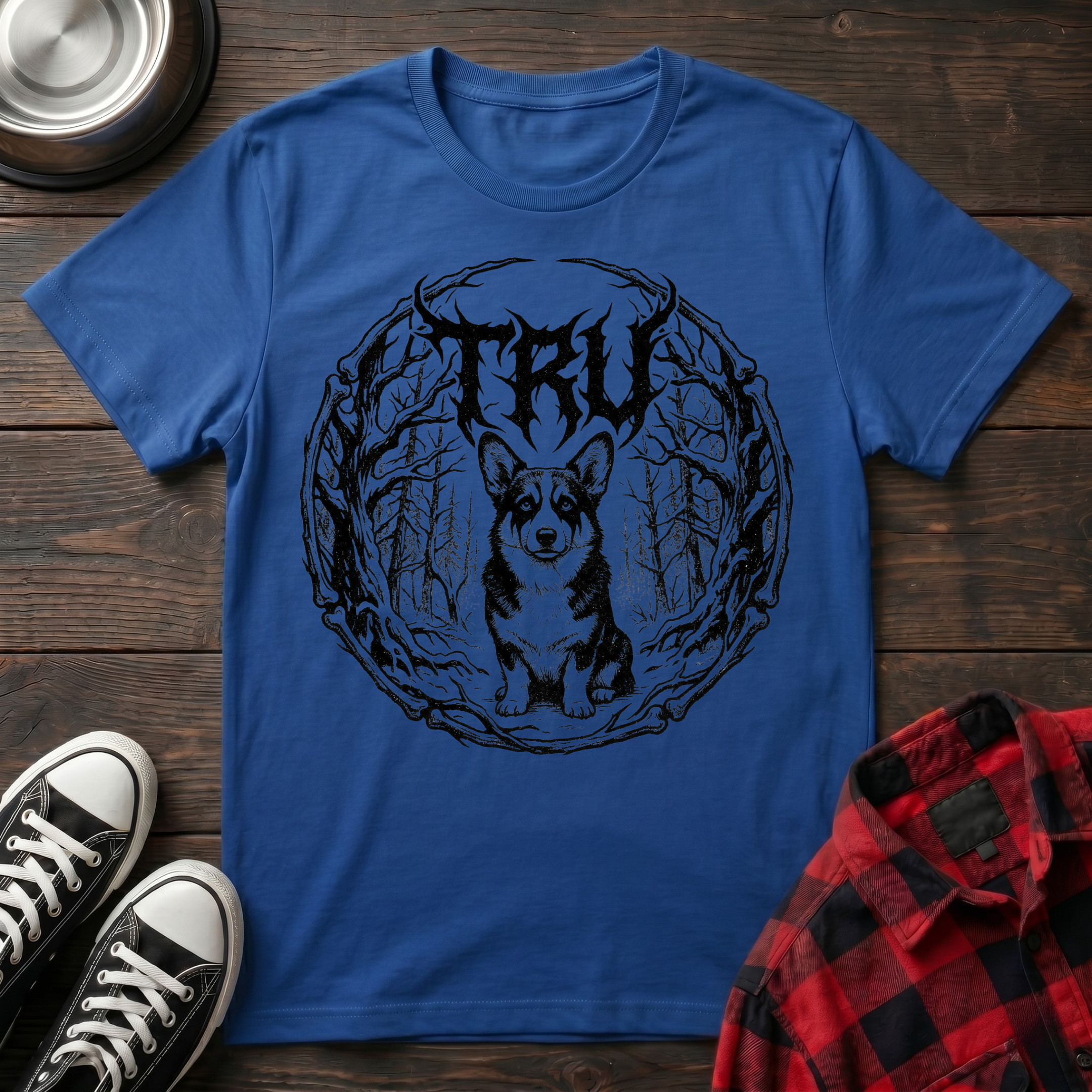 Black Metal Corgi Tshirt