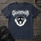 Death Metal Golden Retriever Dark Tshirt