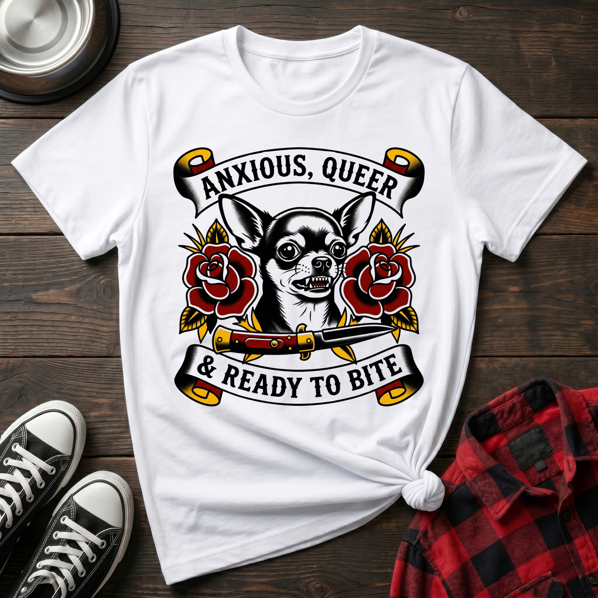 Anxious Queer Tshirt