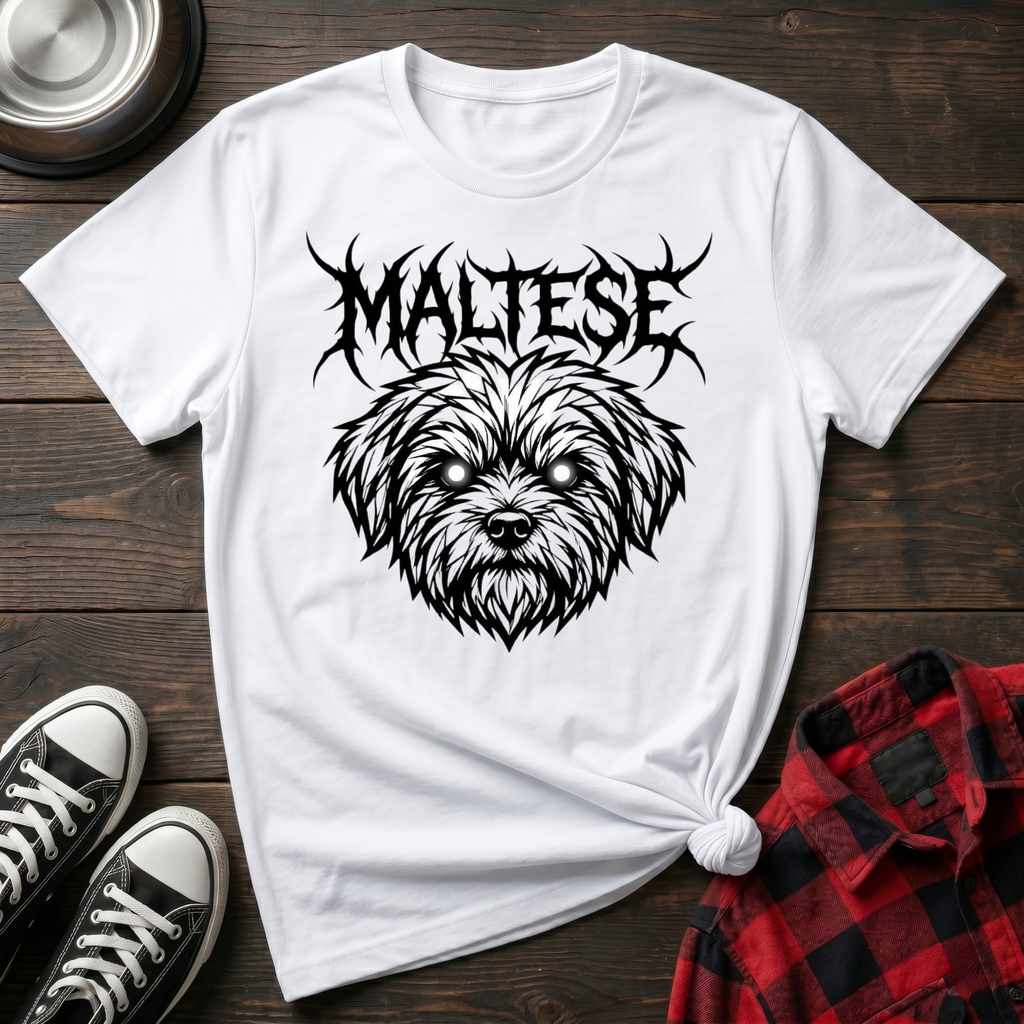 Death Metal Maltese Tshirt