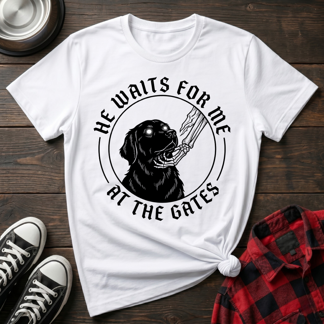 He Waits For Me At The Gates Tshirt
