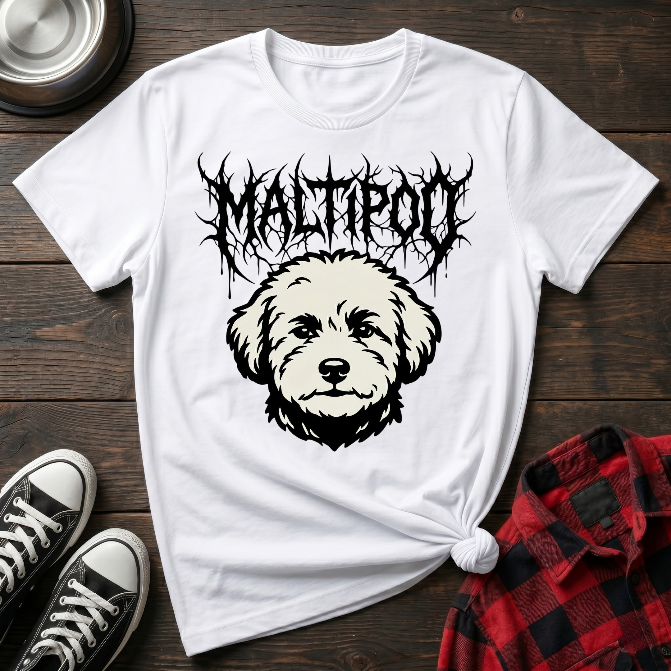 Death Metal Maltipoo Tshirt