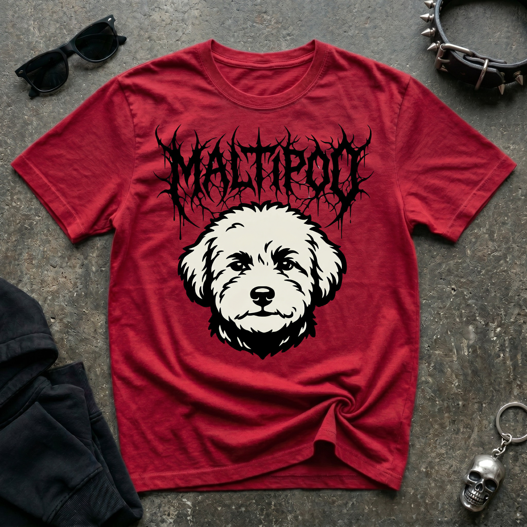Death Metal Maltipoo Tshirt