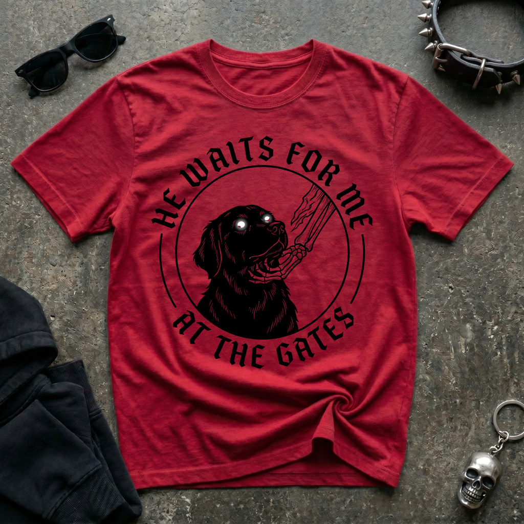 He Waits For Me At The Gates Tshirt