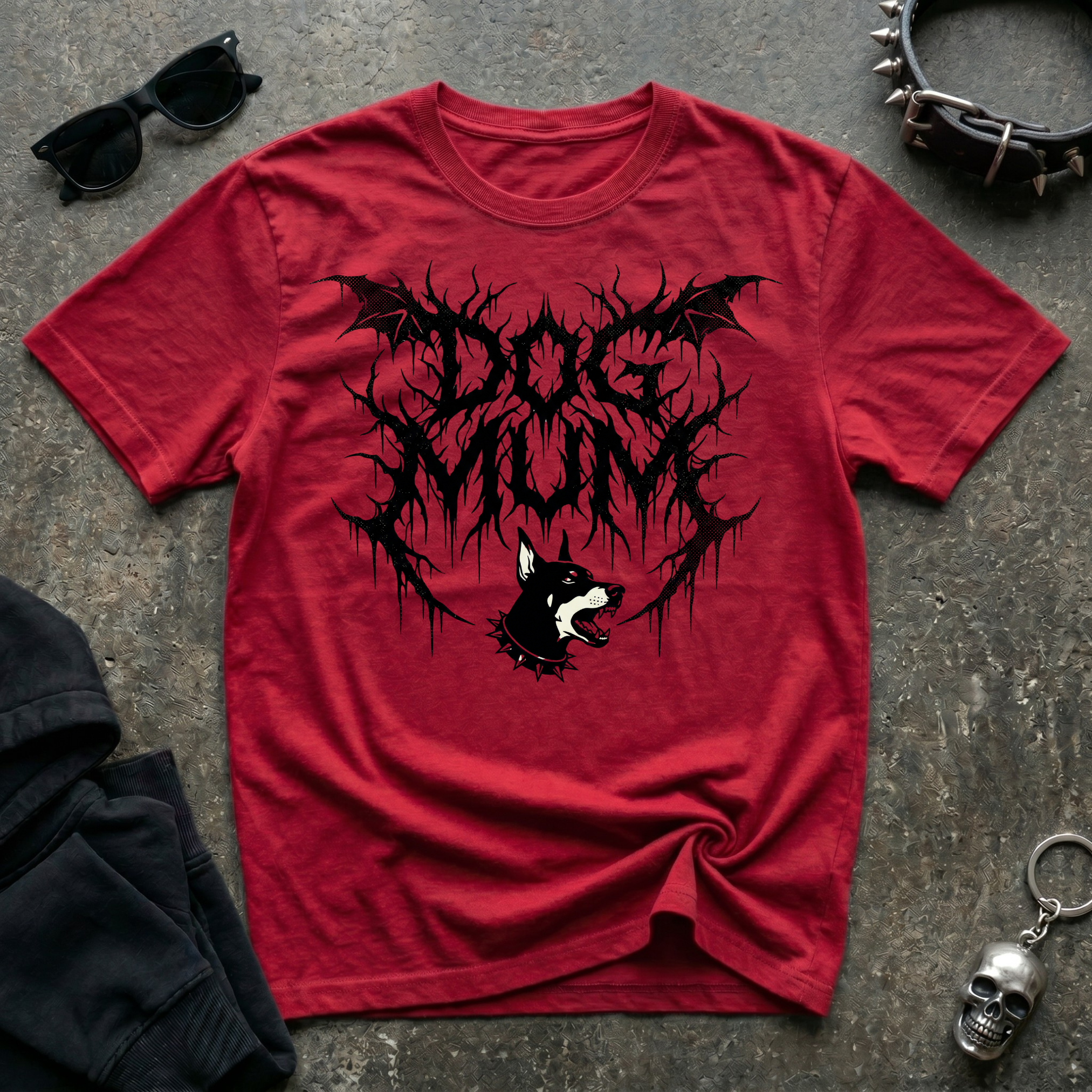 Dog Mum Death Metal Tshirt