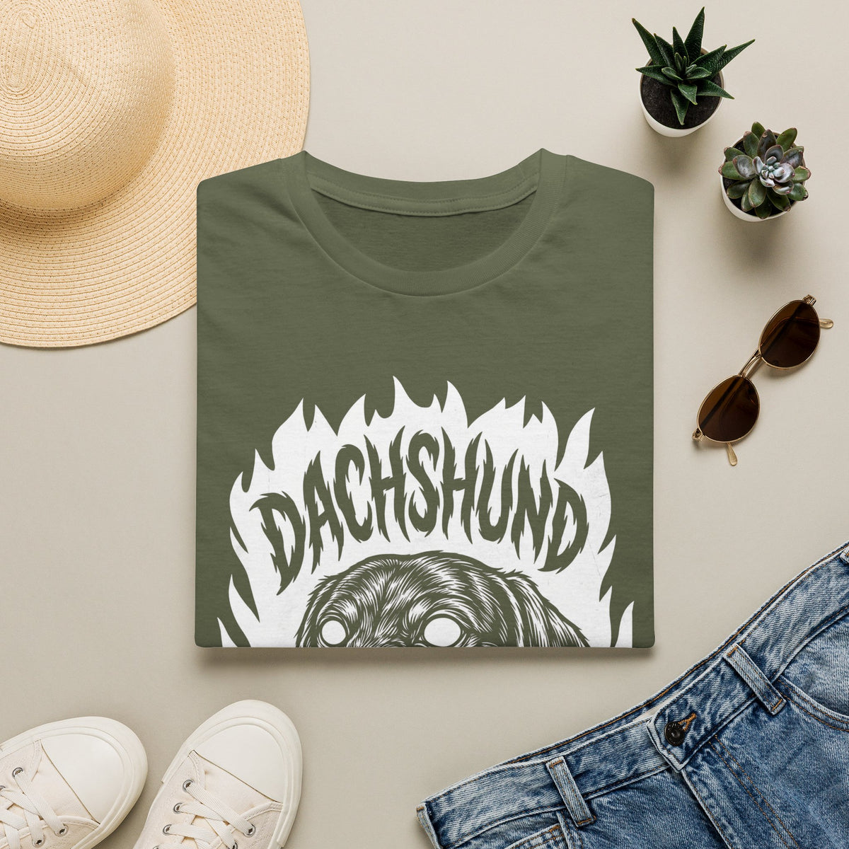 DACHSHUND HORROR PUNK TSHIRT