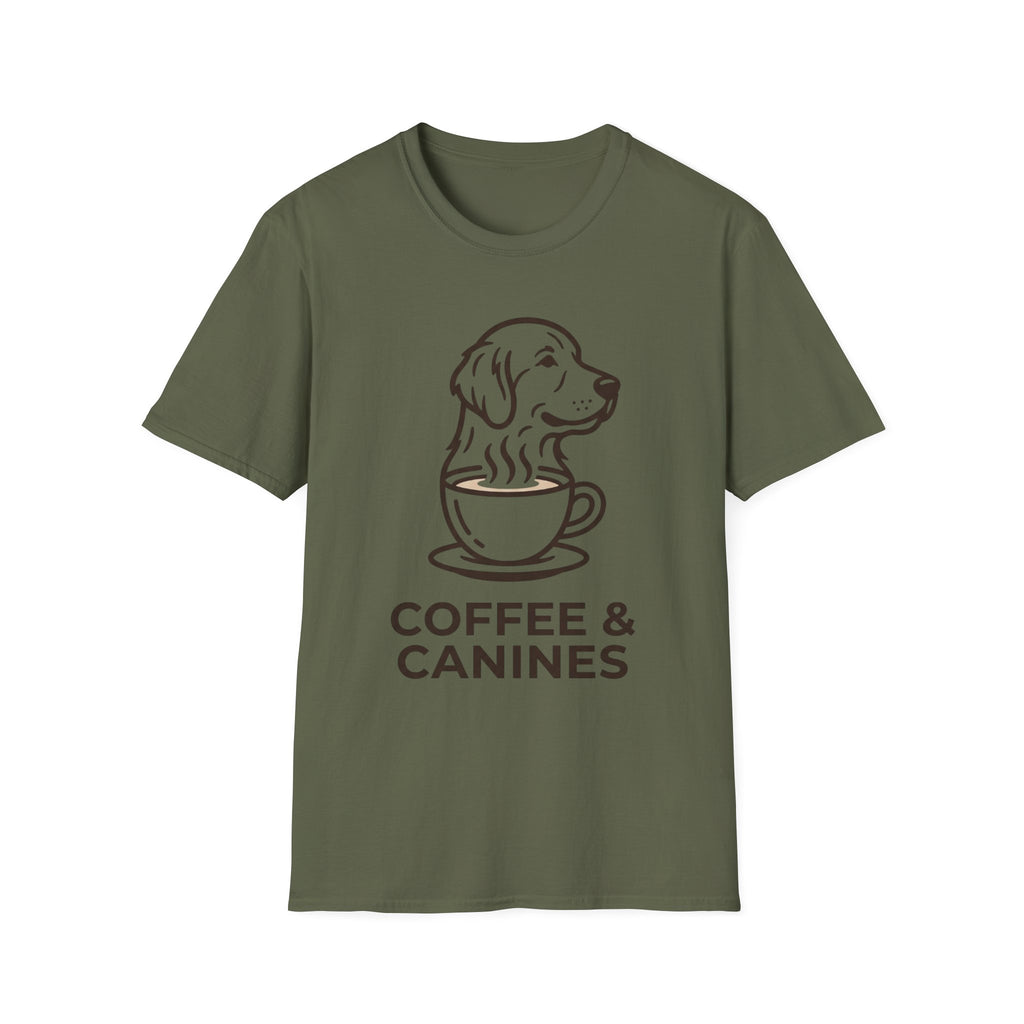 Coffee and Canines Tshirt