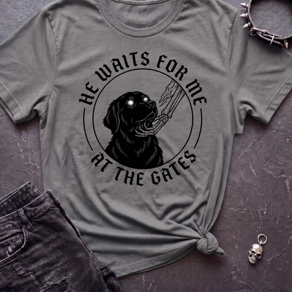 He Waits For Me At The Gates Tshirt