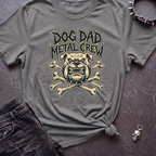 Dog Dad Metal Crew Tshirt