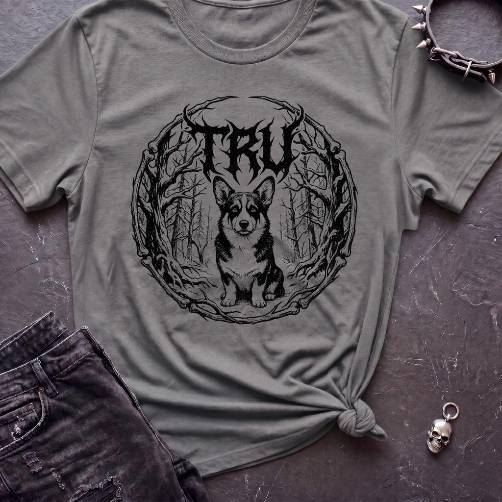 Black Metal Corgi Tshirt