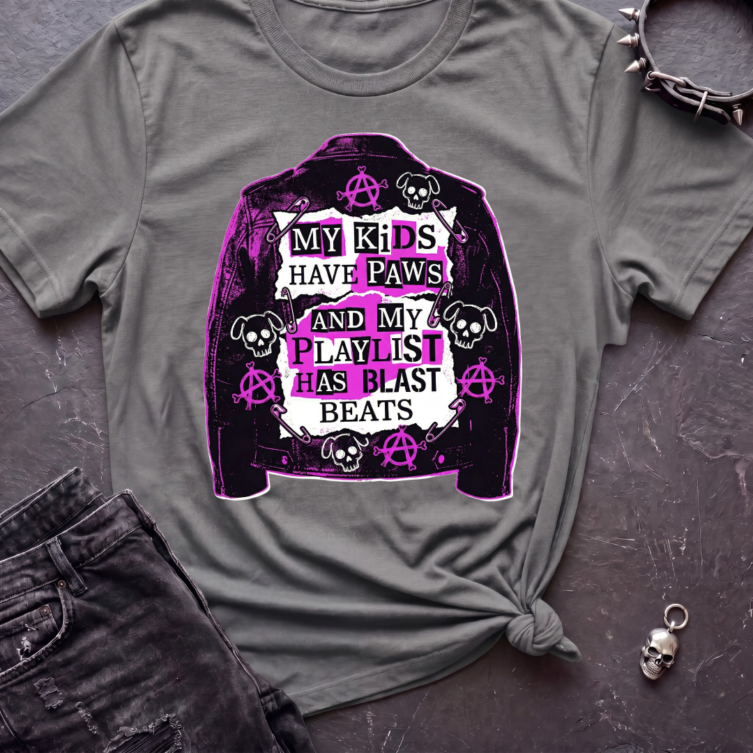 Paws and Blastbeats Tshirt