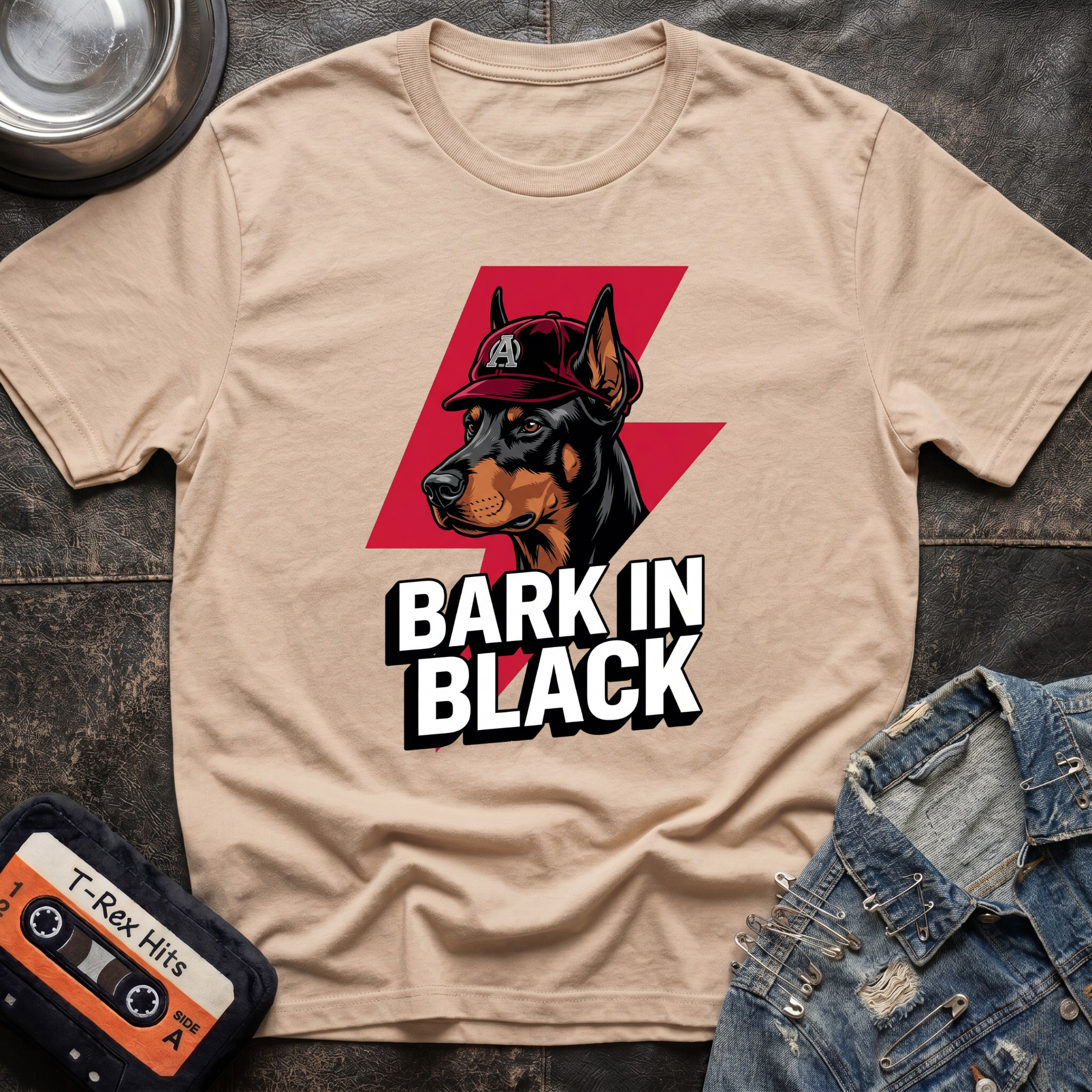 Bark in Black Tshirt