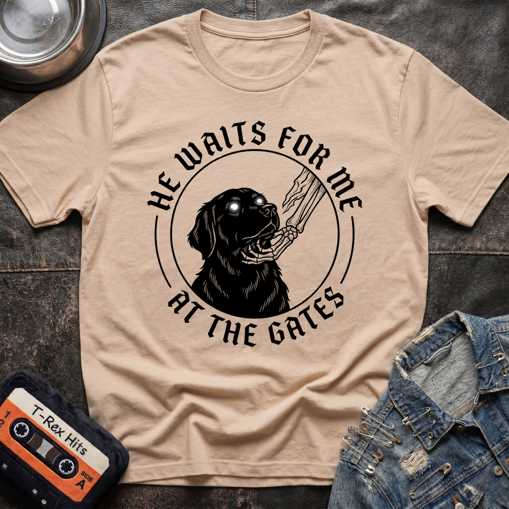 He Waits For Me At The Gates Tshirt