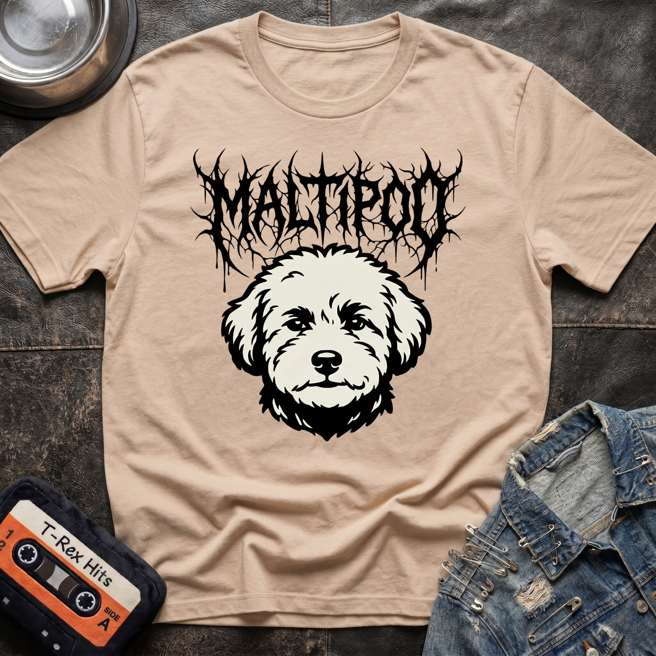 Death Metal Maltipoo Tshirt