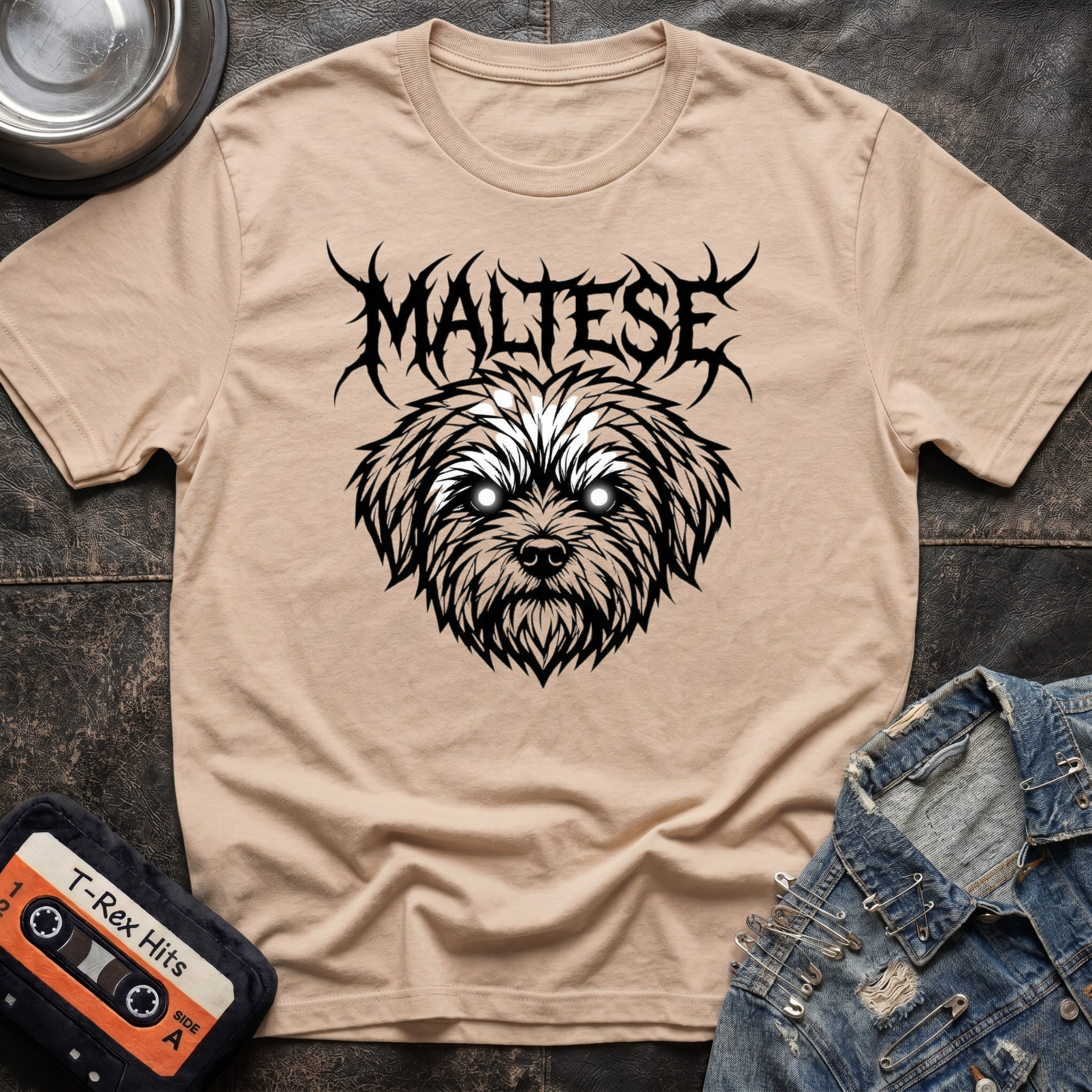 Death Metal Maltese Tshirt