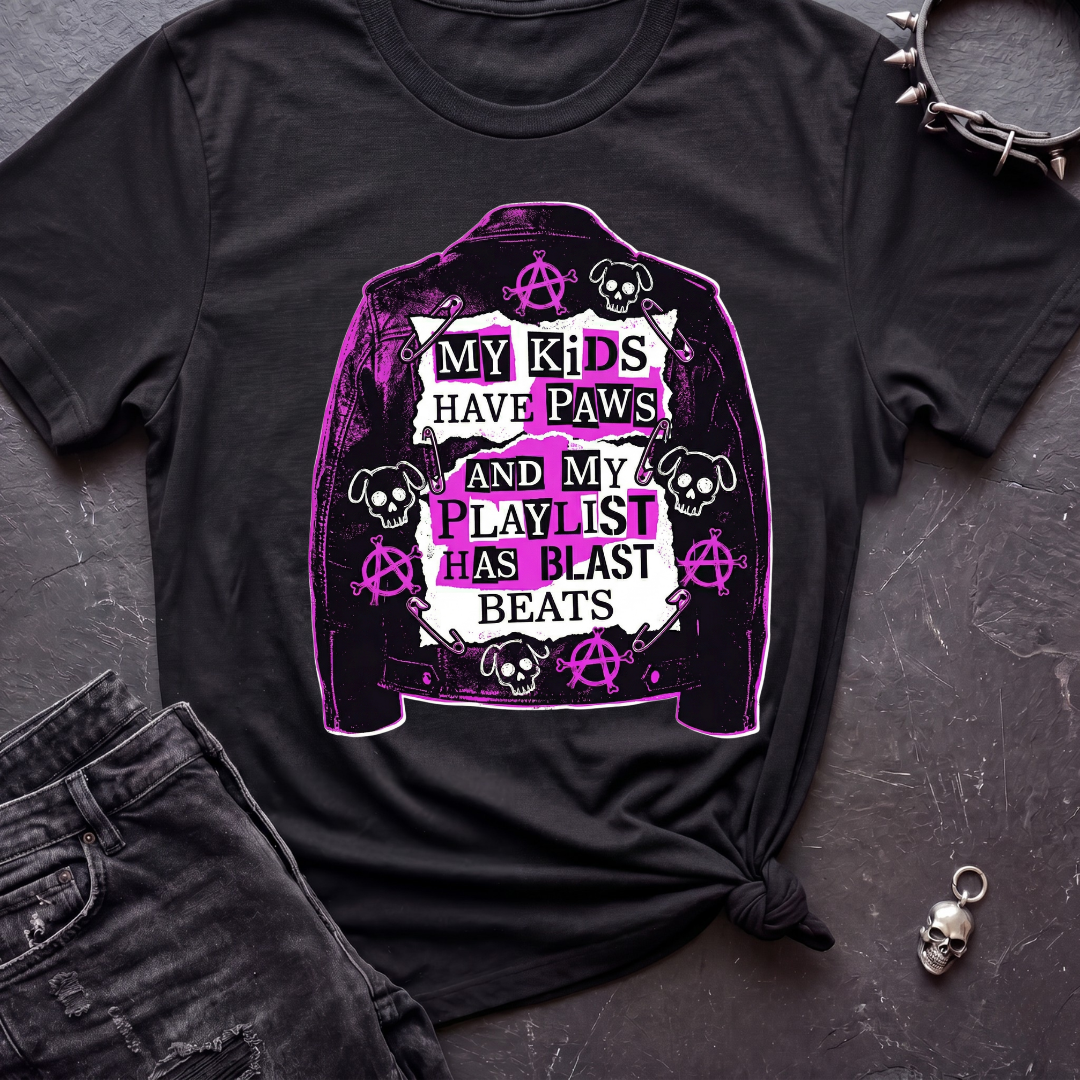 Paws and Blastbeats Tshirt
