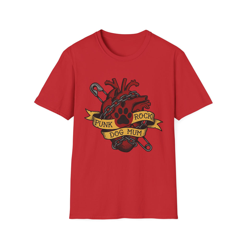 Punk Rock Dog Mum Tshirt