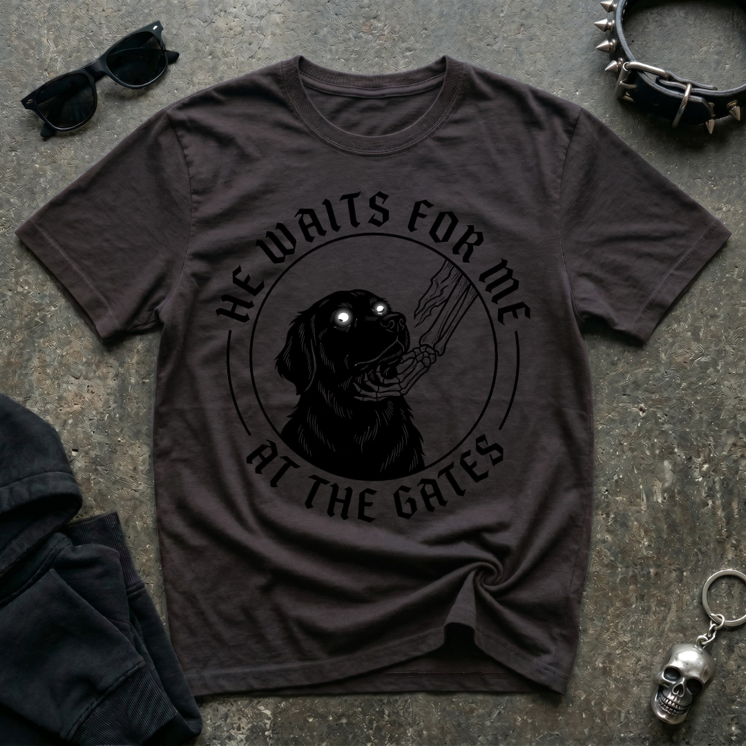 He Waits For Me At The Gates Tshirt