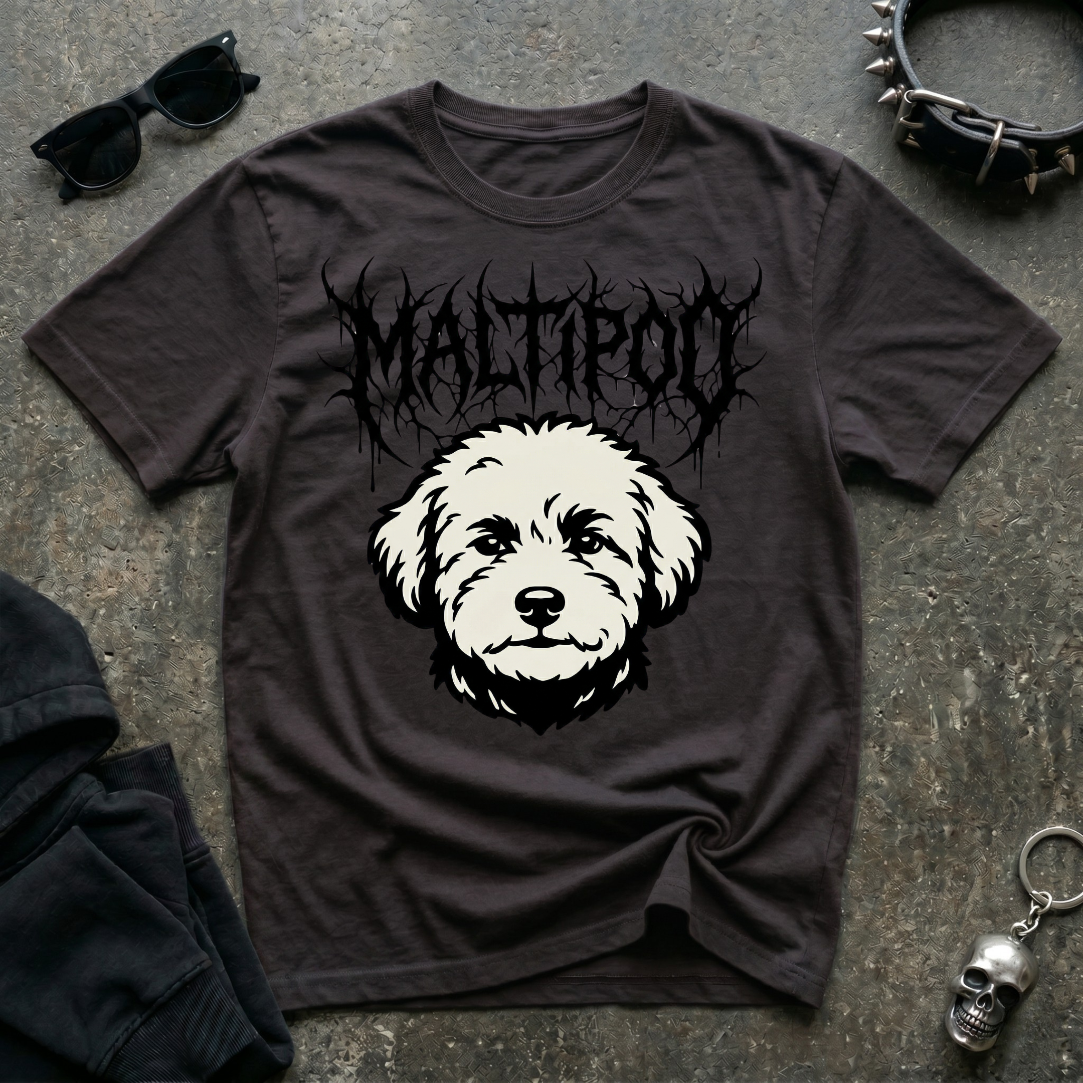 Death Metal Maltipoo Tshirt