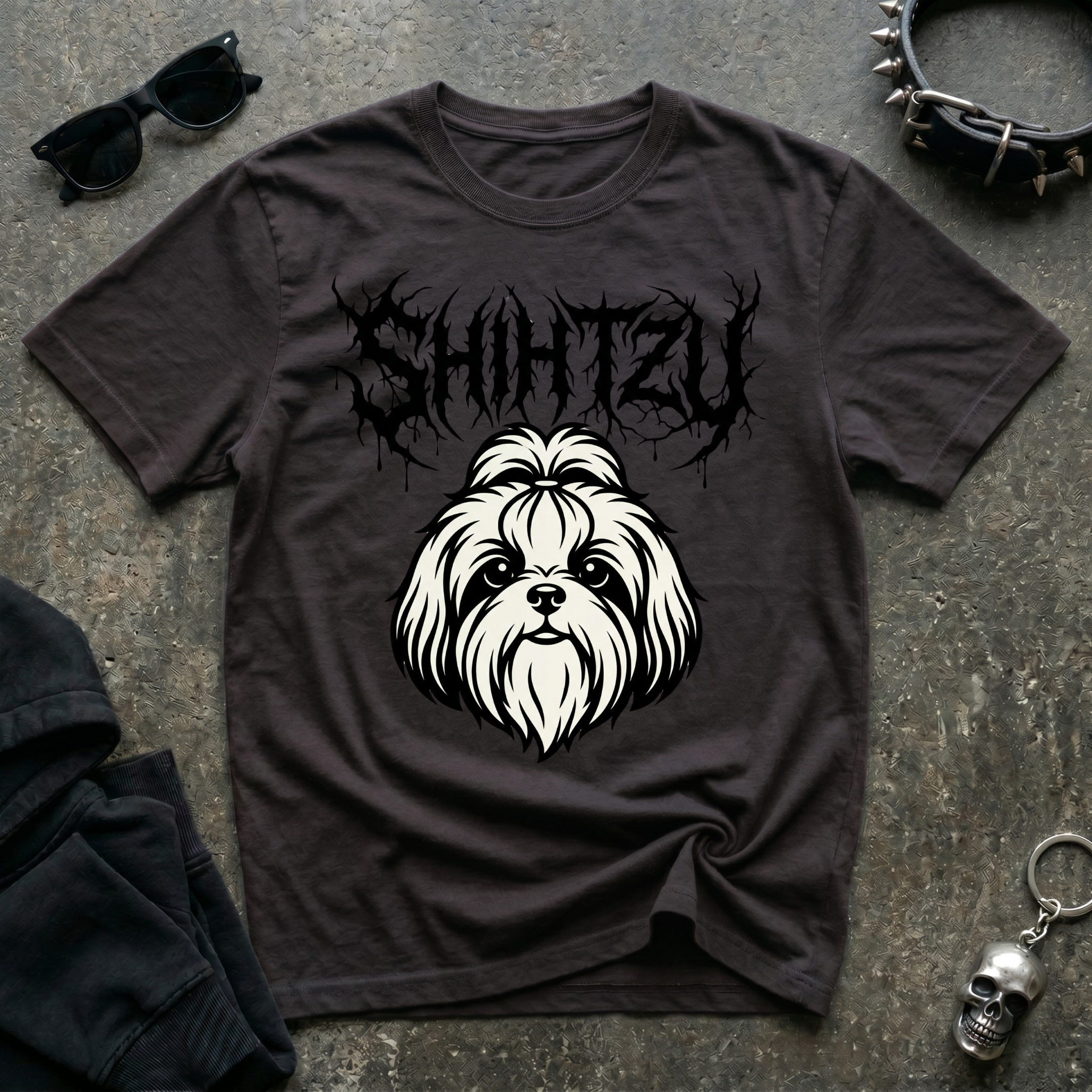 Death Metal Shihtzu Tshirt