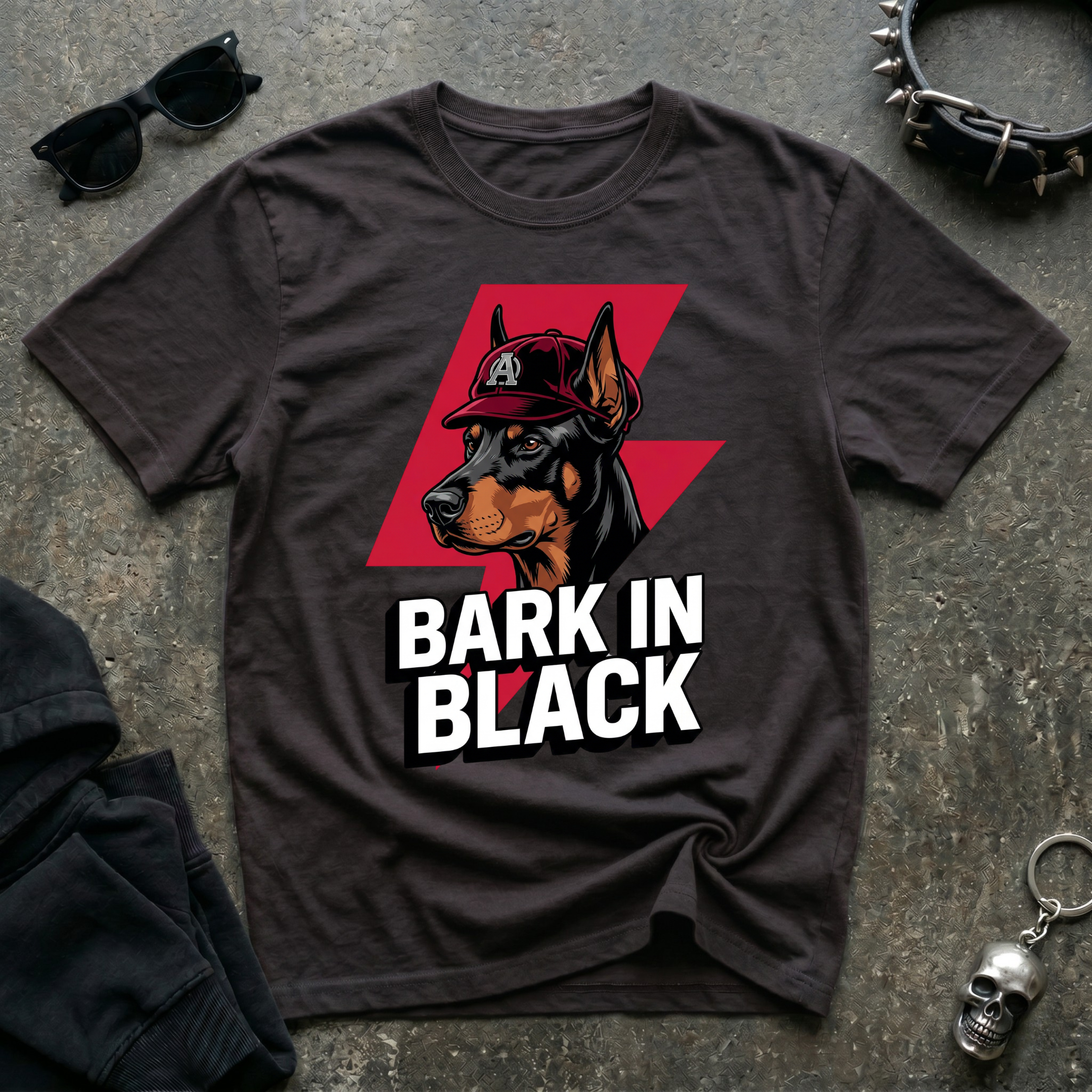 Bark in Black Tshirt