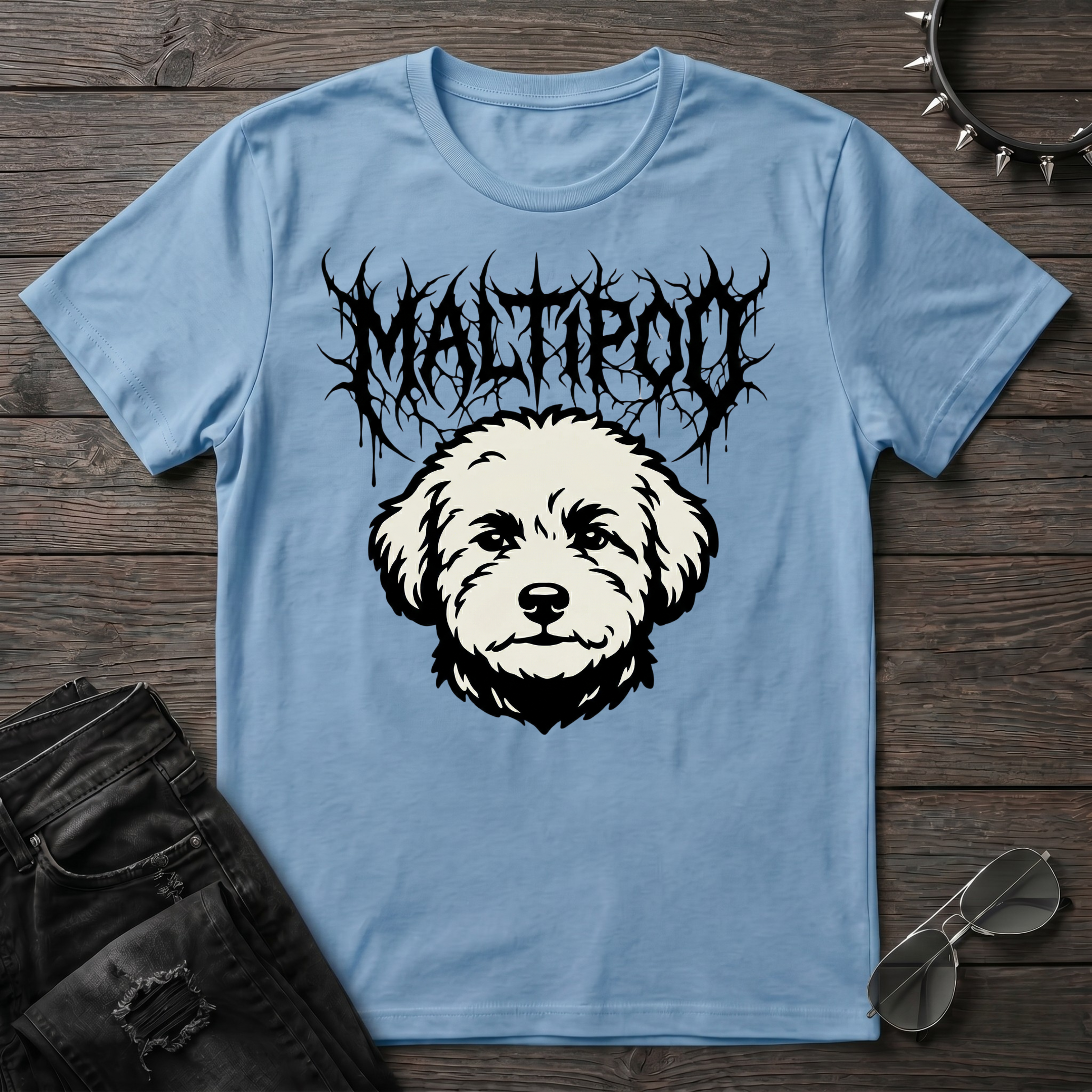 Death Metal Maltipoo Tshirt