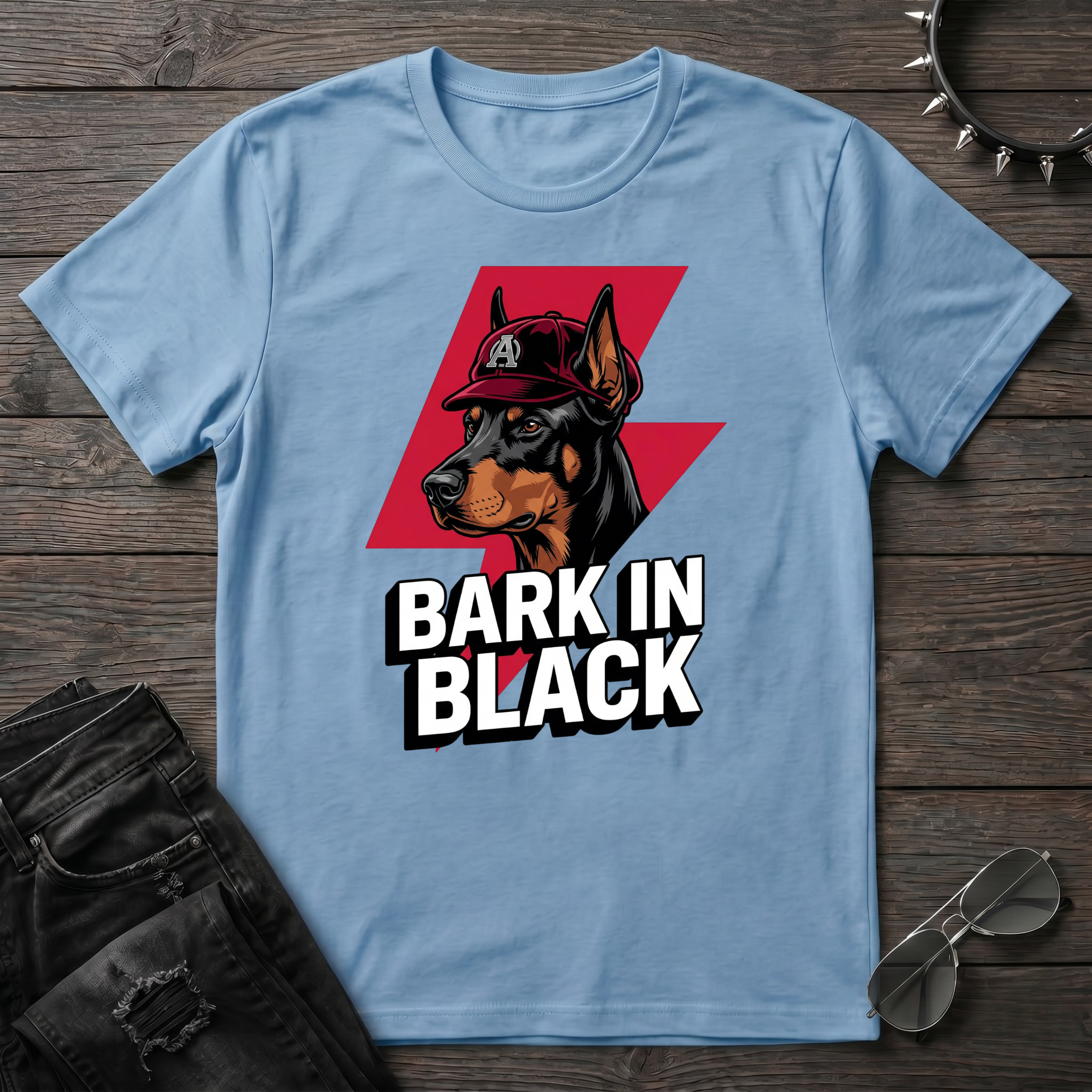 Bark in Black Tshirt