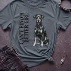 CANT FIND A BETTER BOY DOBERMAN TSHIRT