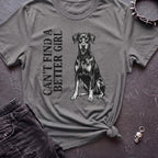 CANT FIND A BETTER BOY DOBERMAN TSHIRT