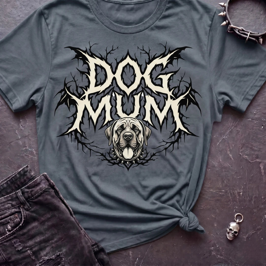 Dog Mum Death Metal English Mastiff Tshirt