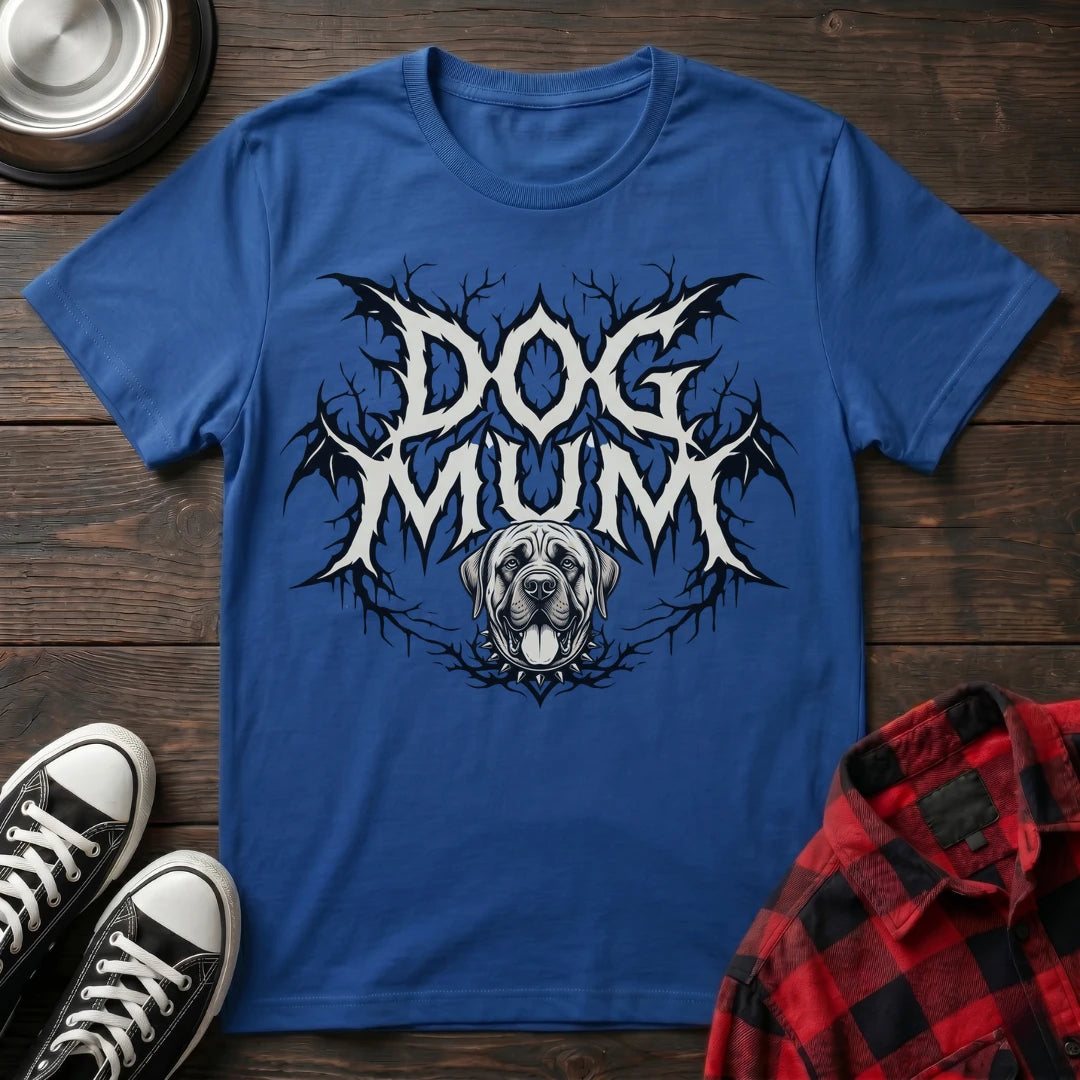 Dog Mum Death Metal English Mastiff Tshirt