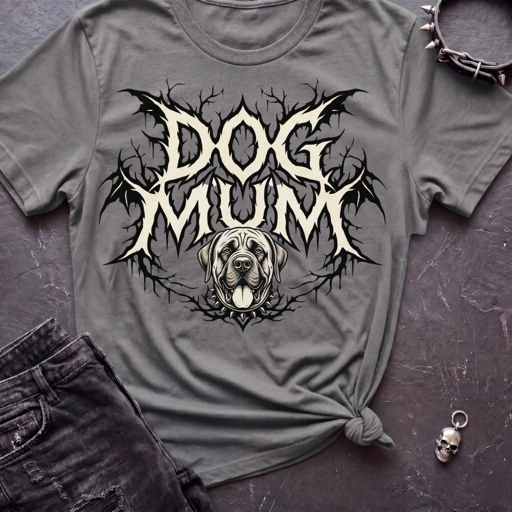 Dog Mum Death Metal English Mastiff Tshirt