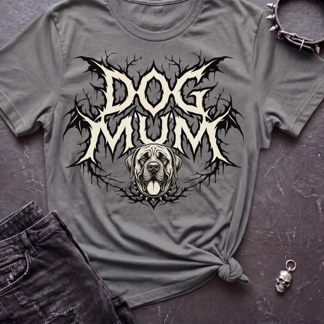 Dog Mum Death Metal English Mastiff Tshirt