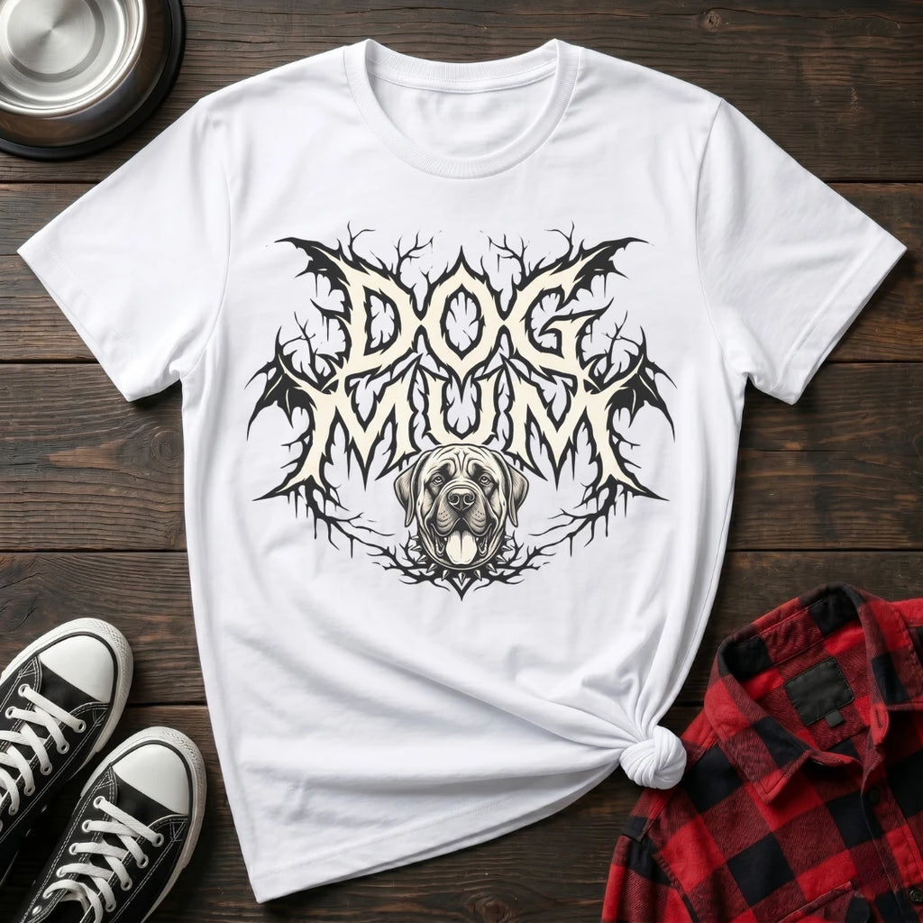 Dog Mum Death Metal English Mastiff Tshirt