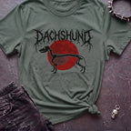 Dachshund Death Metal Sun Tshirt