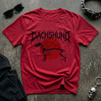 Dachshund Death Metal Sun Tshirt