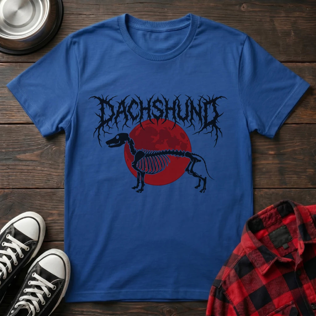 Dachshund Death Metal Sun Tshirt