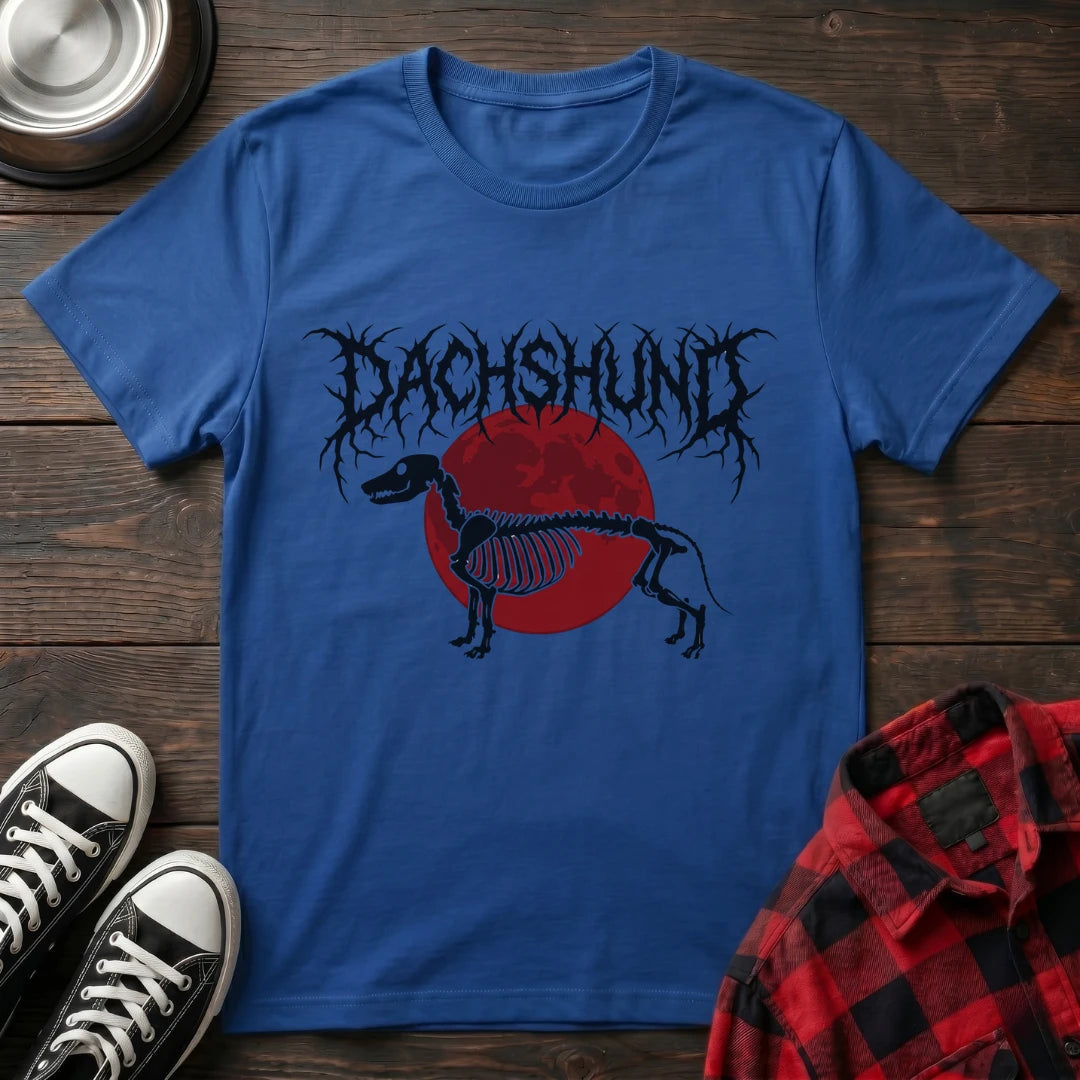 Dachshund Death Metal Sun Tshirt