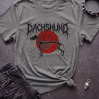 Dachshund Death Metal Sun Tshirt