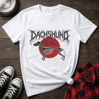 Dachshund Death Metal Sun Tshirt