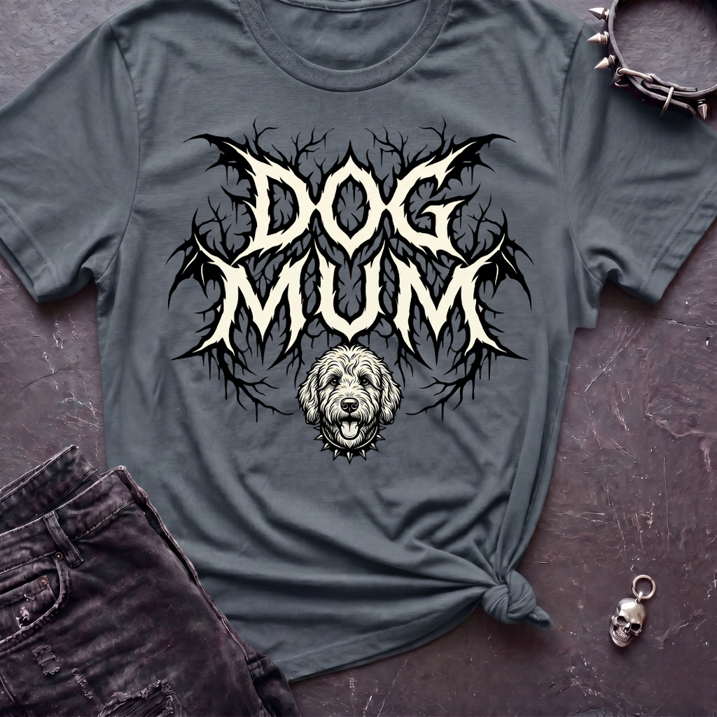 Dog Mum Death Metal Goldendoodle 2 Tshirt