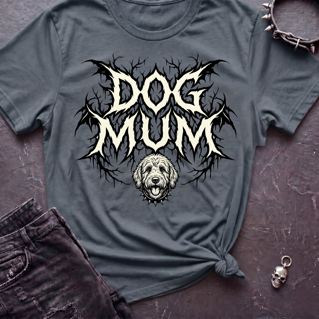 Dog Mum Death Metal Goldendoodle 2 Tshirt