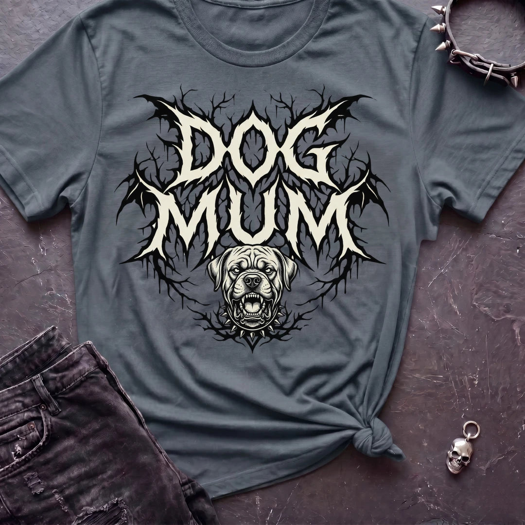 Dog Mum Death Metal Bull Mastiff Tshirt
