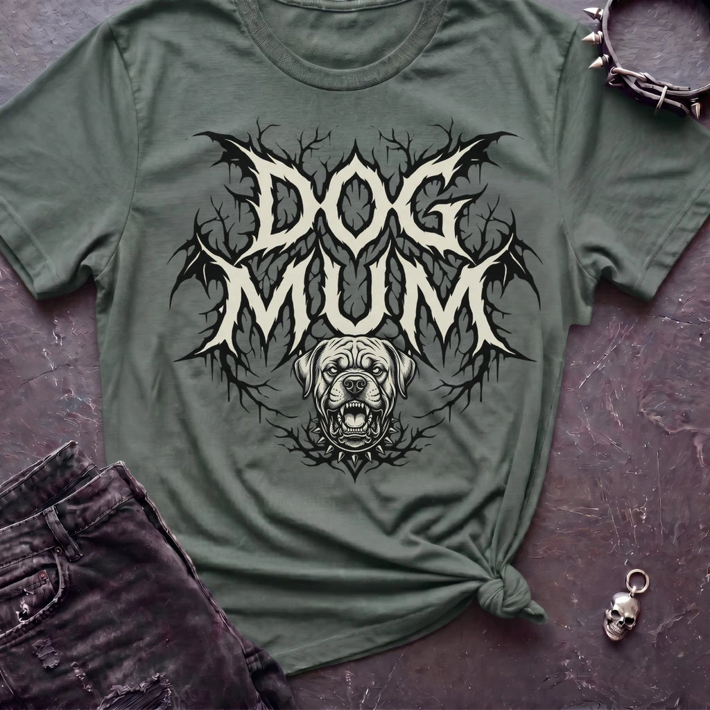 Dog Mum Death Metal Bull Mastiff Tshirt