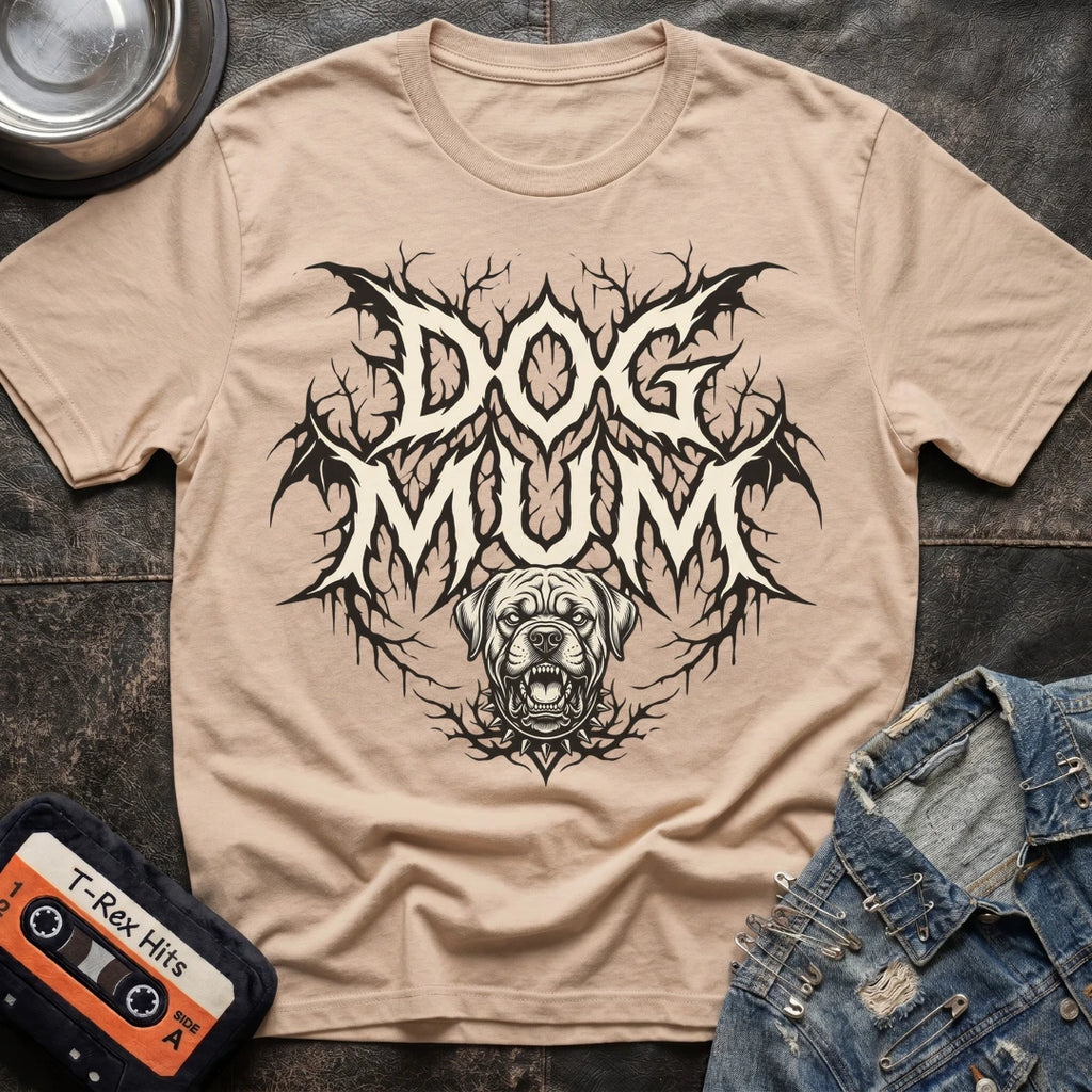 Dog Mum Death Metal Bull Mastiff Tshirt