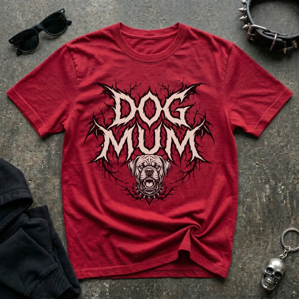 Dog Mum Death Metal Bull Mastiff Tshirt