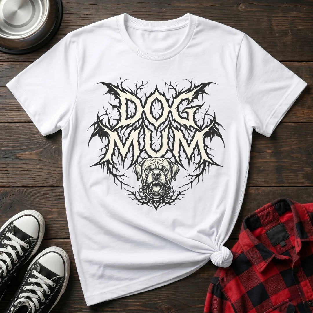 Dog Mum Death Metal Bull Mastiff Tshirt