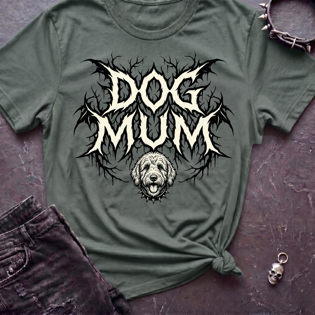 Dog Mum Death Metal Goldendoodle 2 Tshirt